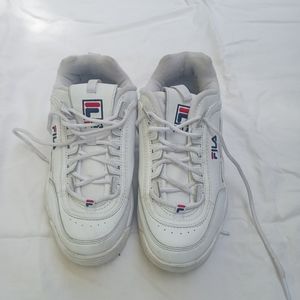 Fila disruptors 2 premium white size 7.5